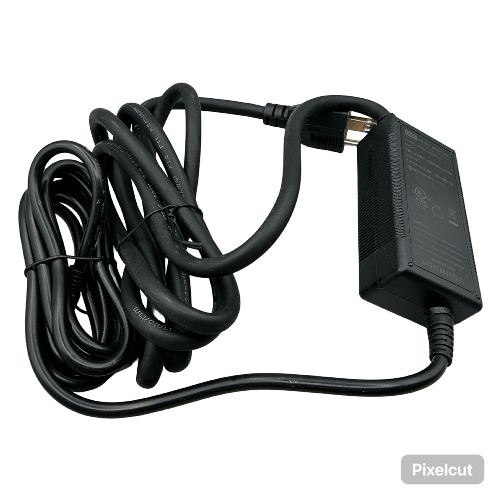 GVE GM65-120500-1F AC/DC Power Adapter 12V 5A Power Supply Charger Black